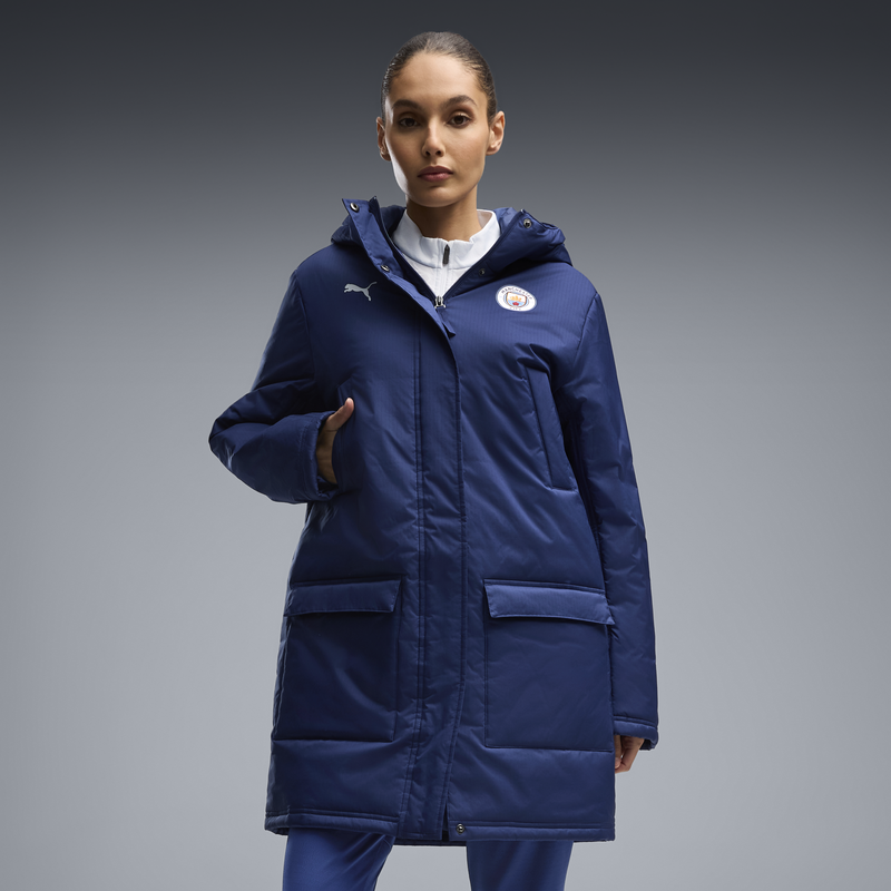 MCFC TR WMNS WINTER JKT - Blue Jewel-Dewdrop