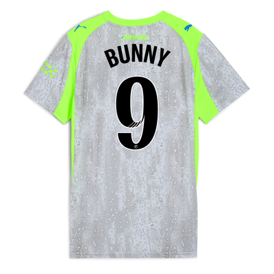 Camiseta Manchester City Tercera para mujer2025/26 con estampado de BUNNY 9 Printing