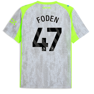 Maglia Third Manchester City 2025/26 a con stampa di FODEN 47 Printing