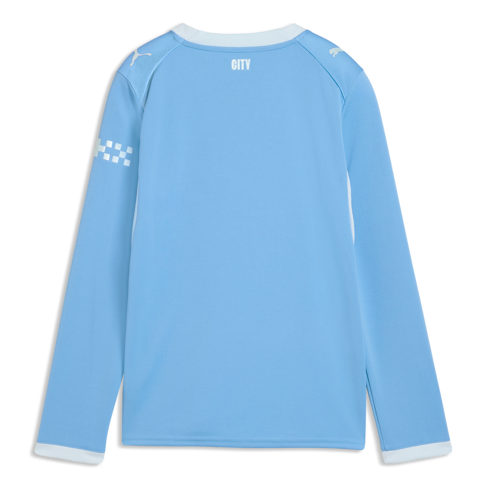 Kids' Manchester City Home Long Sleeve Jersey 2026/27 | Official
