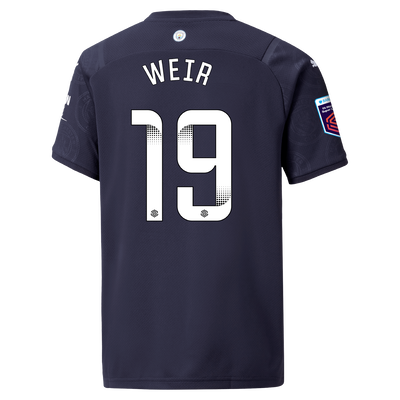 Kids Manchester City 3rd Shirt 21/22 with Caroline Weir printing