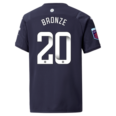 Kids Manchester City 3rd Shirt 21/22 with Lucy Bronze printing