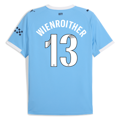 Manchester City Heimtrikot 2025/26 mit WIENROITHER 13 Aufdruck