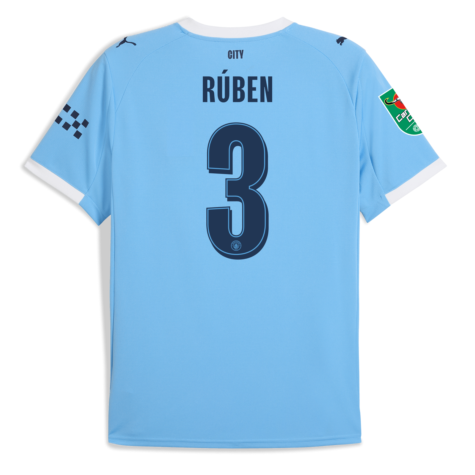 マンチェスター・シティ ユニフォーム RÚBEN 3 Ｌ マンチェスター・シティ 2025/26 ズ ホームユニフォーム（ RÚBEN 3