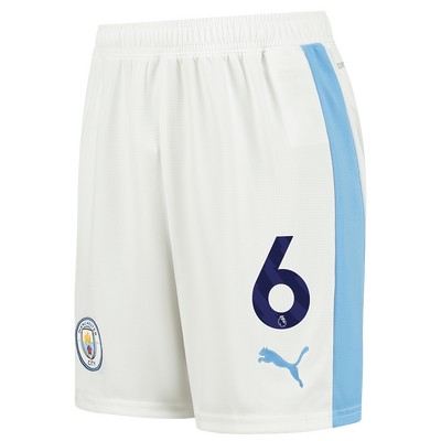 Kids' Manchester City Football Shorts 2023/24 with #6