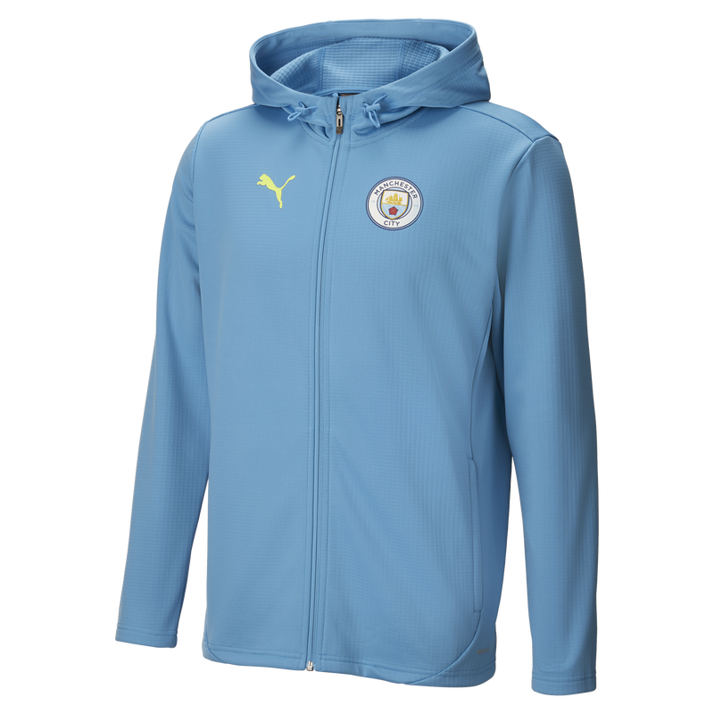 MCFC TR MENS TRAINING SOFTSHELL JKT - blue