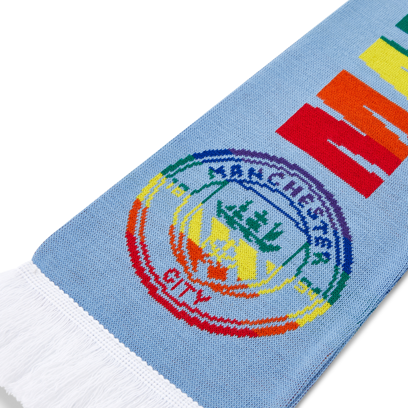 MCFC FW PRIDE SCARF - blue