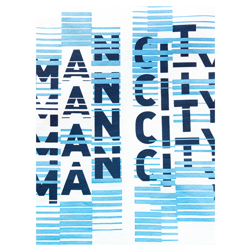 MCFC FW KIDS MAN CITY REPEAT TSHIRT - white