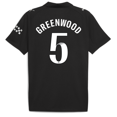 Manchester City Away Jersey 2025/26 With GREENWOOD 5 Printing