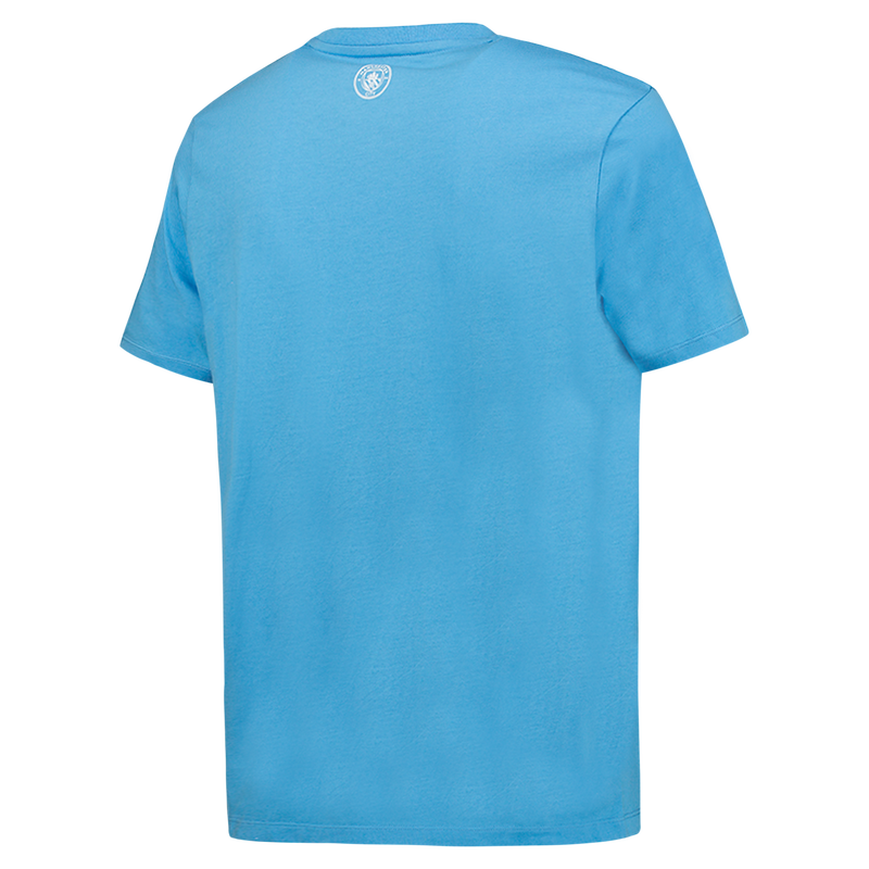 MCFC FW MENS LARGE CREST TSHIRT - light blue