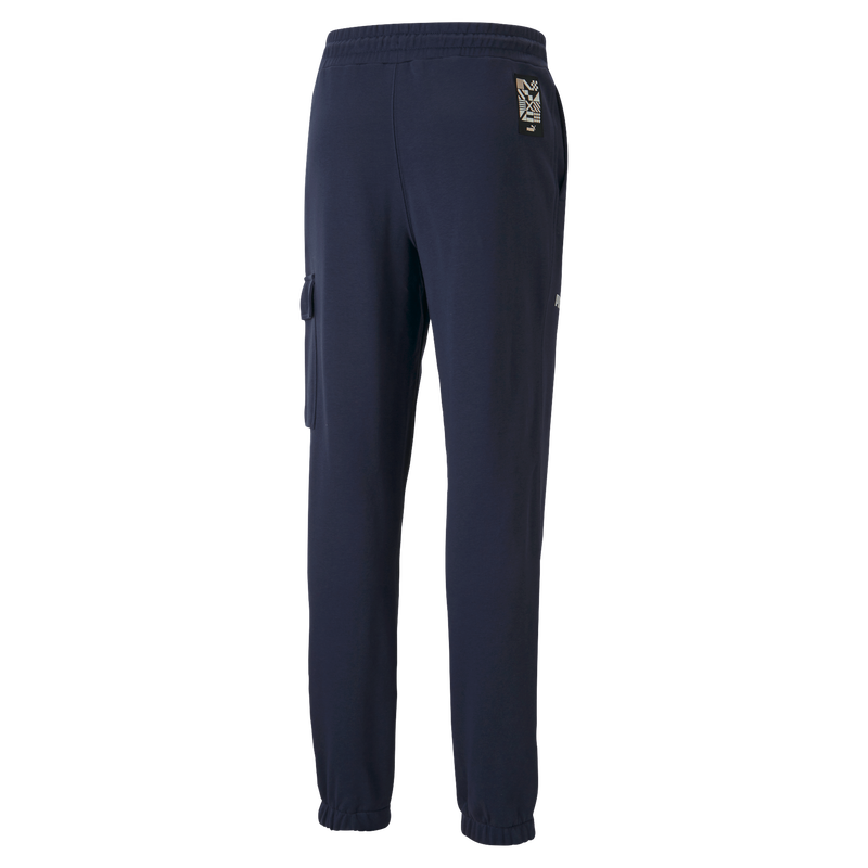 MCFC LW MENS FTBLCULTURE CARGO PANTS - peacoat