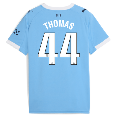 Kids' Manchester City Home Jersey 2025/26 With THOMAS 44 Printing