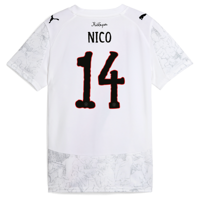 Camiseta infantil KidSuper del Manchester City 2025/26 con impresión de NICO 14