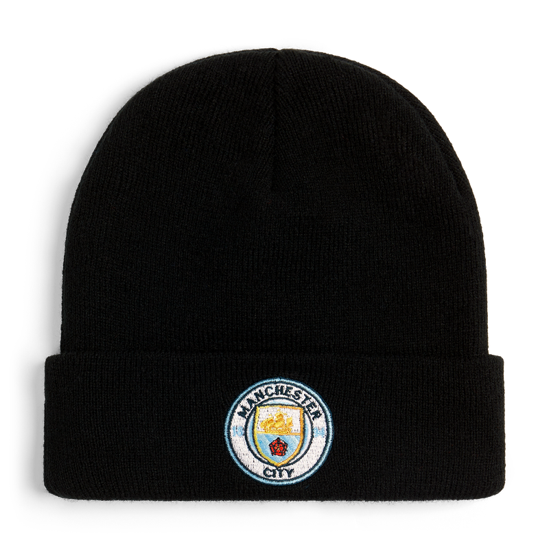 MCFC FW CORE CREST BEANIE - Black