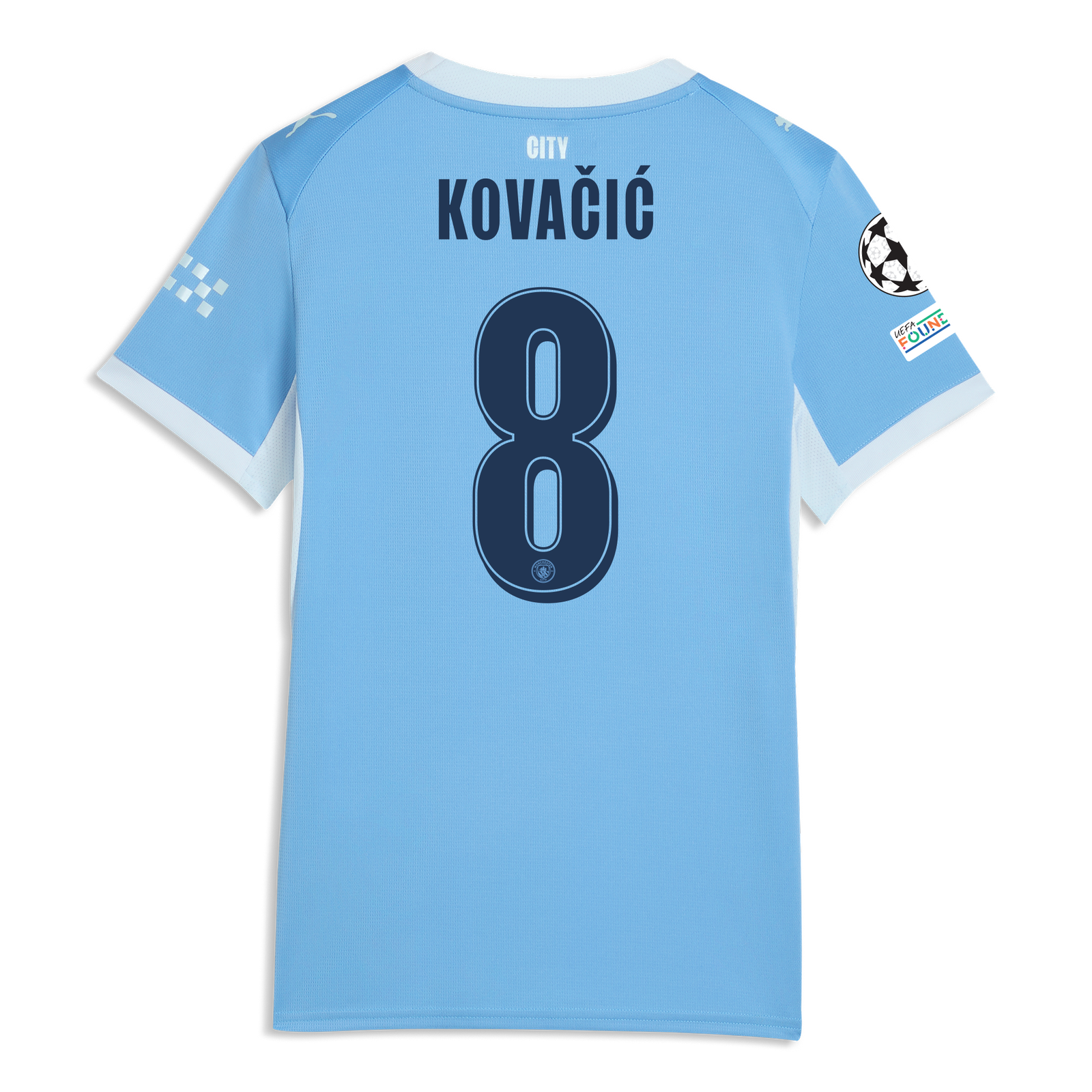 Women's Manchester City Home Jersey 2026/27 With KOVAČIĆ 8