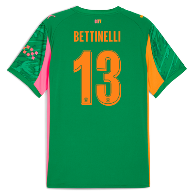 Manchester City Goalkeeper Jersey 2025/26 With BETTINELLI 13 Printing