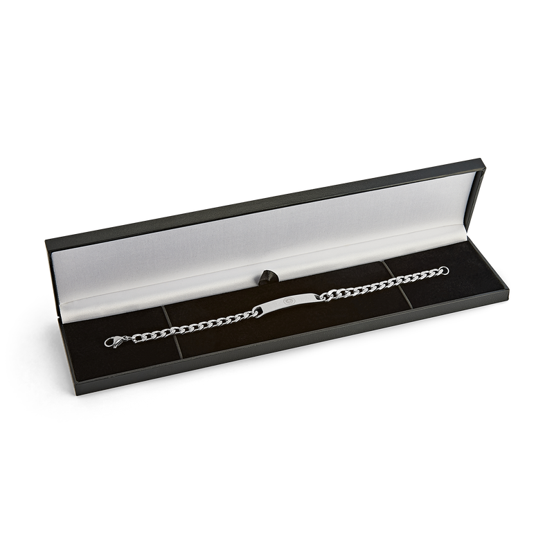 MCFC SS SLIM CUB BRACELET - silver
