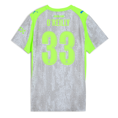 Camiseta Manchester City Tercera para mujer2025/26 con estampado de O'REILLY 33 Printing