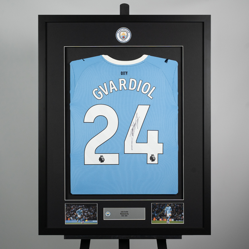 MCFC 25/26 FRAMED GVARD HOME - Blue