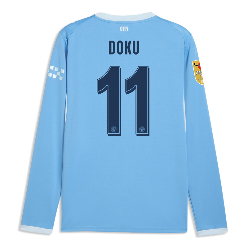 マンチェスター・シティ ホーム ユニフォーム 2026/27 長袖 DOKU 11