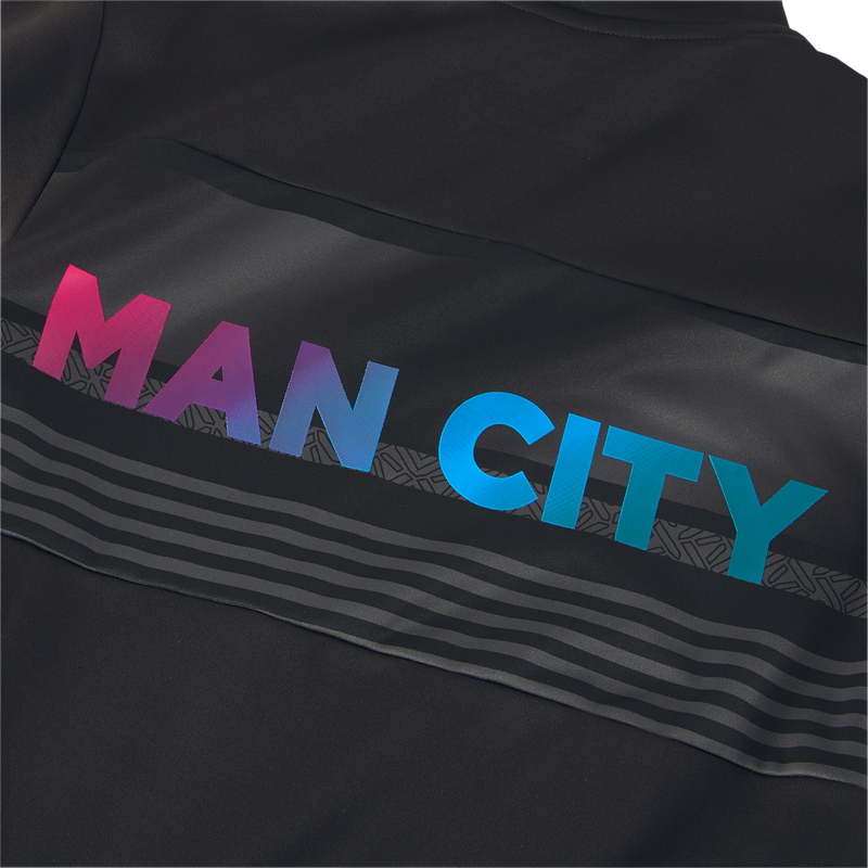 MCFC MW MENS PREMATCH 1/4 ZIP TOP - black