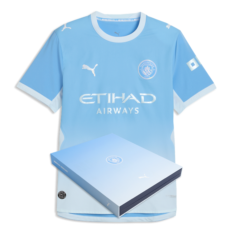 MCFC MW MENS HOME AUTH JERSEY W/BOX - Team Light Blue-Icy Blue
