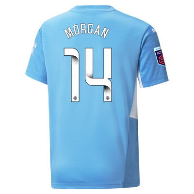 Kids Manchester City Home Shirt 21/22 with Esme Morgan printing