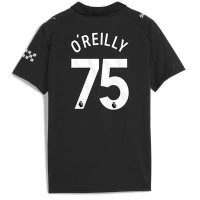 Manchester City Uitshirt 2025/26 voor kinderen Met O'REILLY 75 Bedrukking