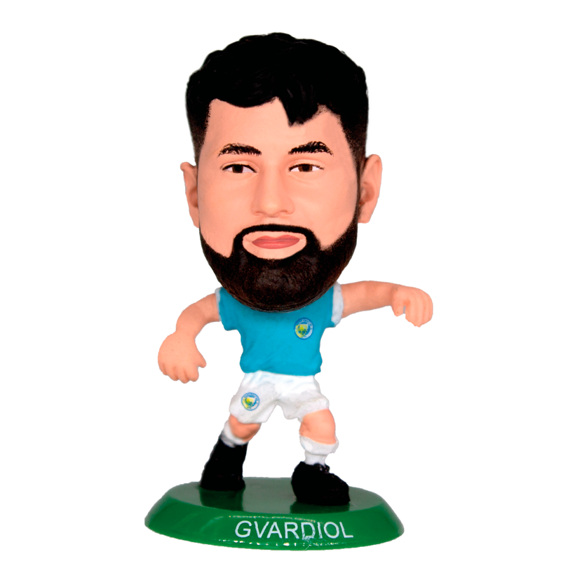 Man City SoccerStarz Gvardiol Mini Action Figure blue - Check out all Manchester City toys online - Official Manchester City FC store