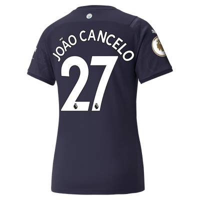 Womens Manchester City 3rd Shirt 21/22 with João Cancelo printing