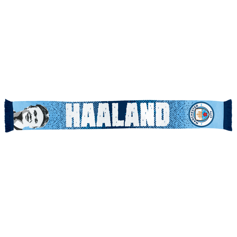 MCFC FW HAALAND SCARF - blue