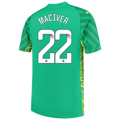 Manchester City Goalkeeper Jersey 2023/24 with MACIVER 22 printing