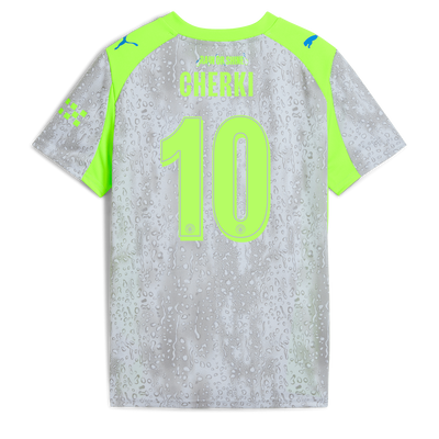 Kids' Manchester City Third Jersey 2025/26 With CHERKI 10 Printing