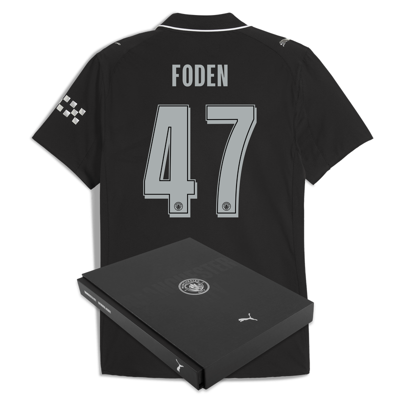 MENS AUTHENTIC Away SHIRT SS-FODEN-47-EPL-PL - 