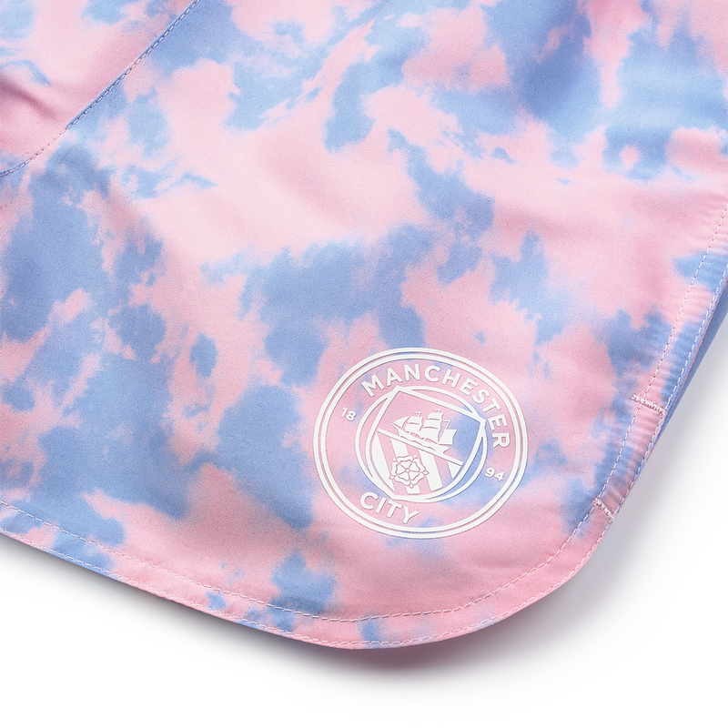 MCFC GIRLS TIEDYE SHORT - pink