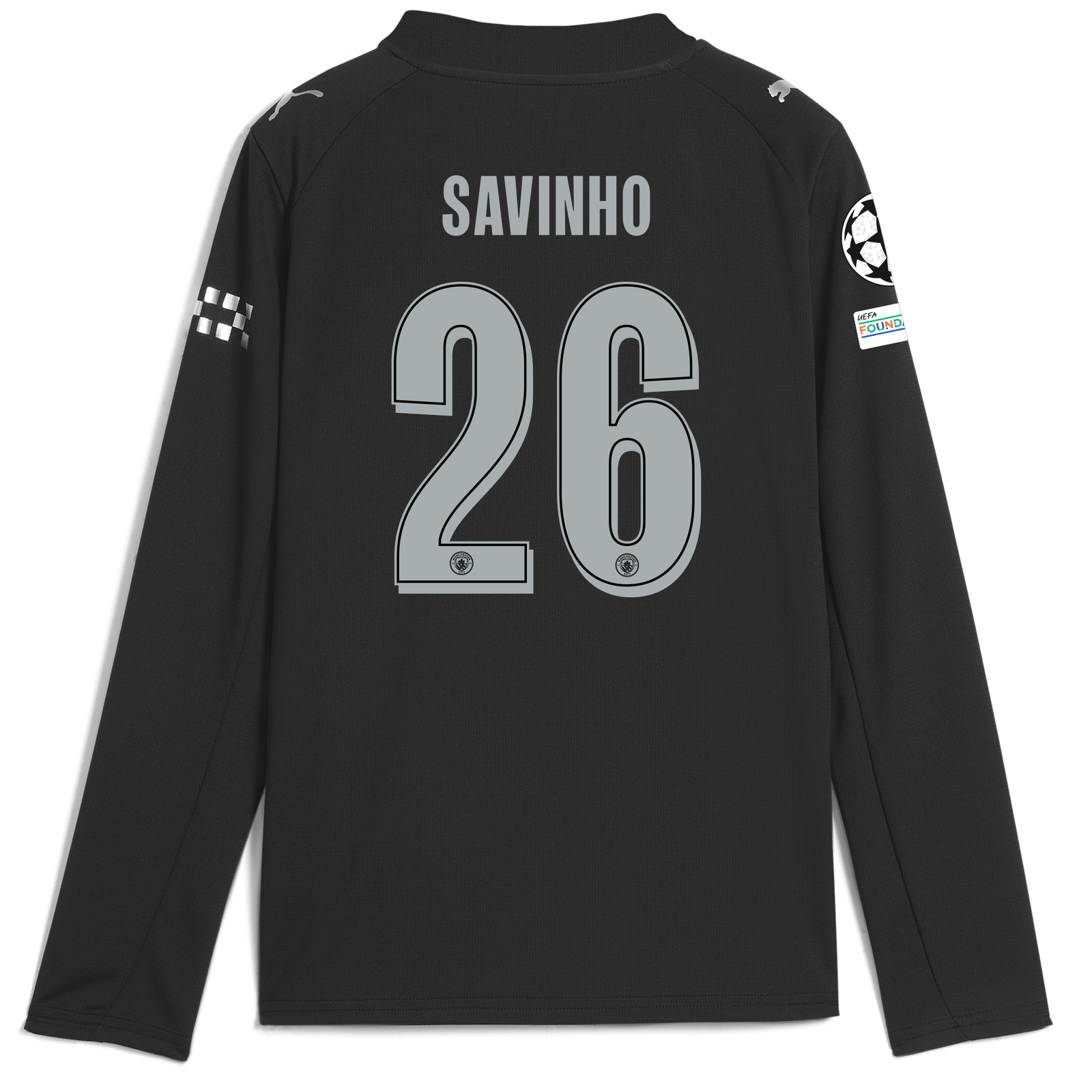 正規品　マンチェスター・シティ SAVINHO 26番 ジャージ マンチェスター・シティ アウェイ オーセンティック ジャージー