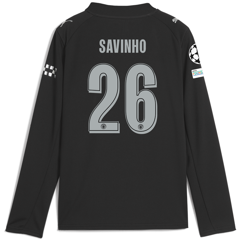 キッズ マンチェスター・シティ 2025/26 アウェイ SAVINHO 26