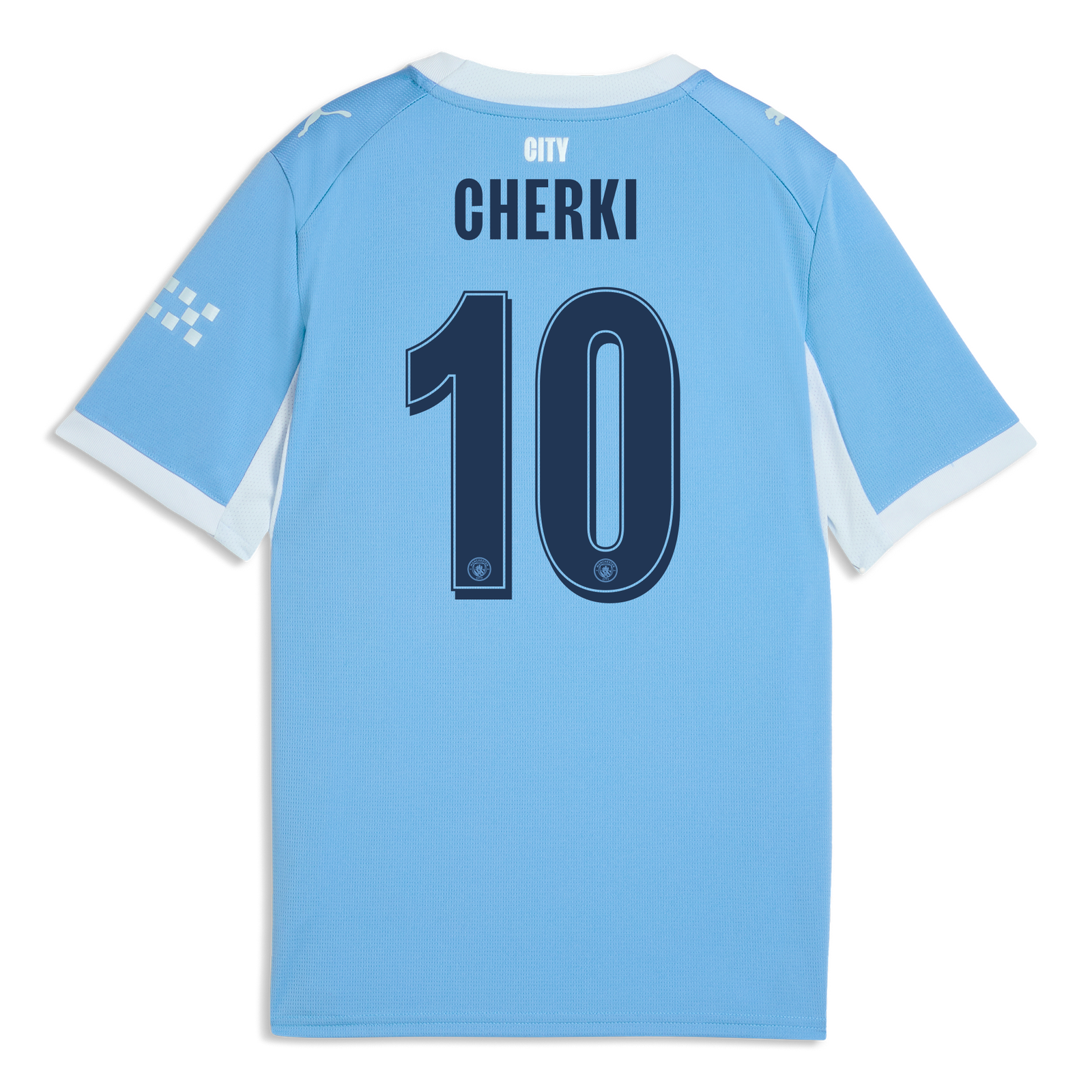 Kids' Manchester City Home Jersey 2026/27 With CHERKI 10 Printing