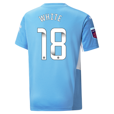 Kids Manchester City Home Shirt 21/22 with Ellen White printing