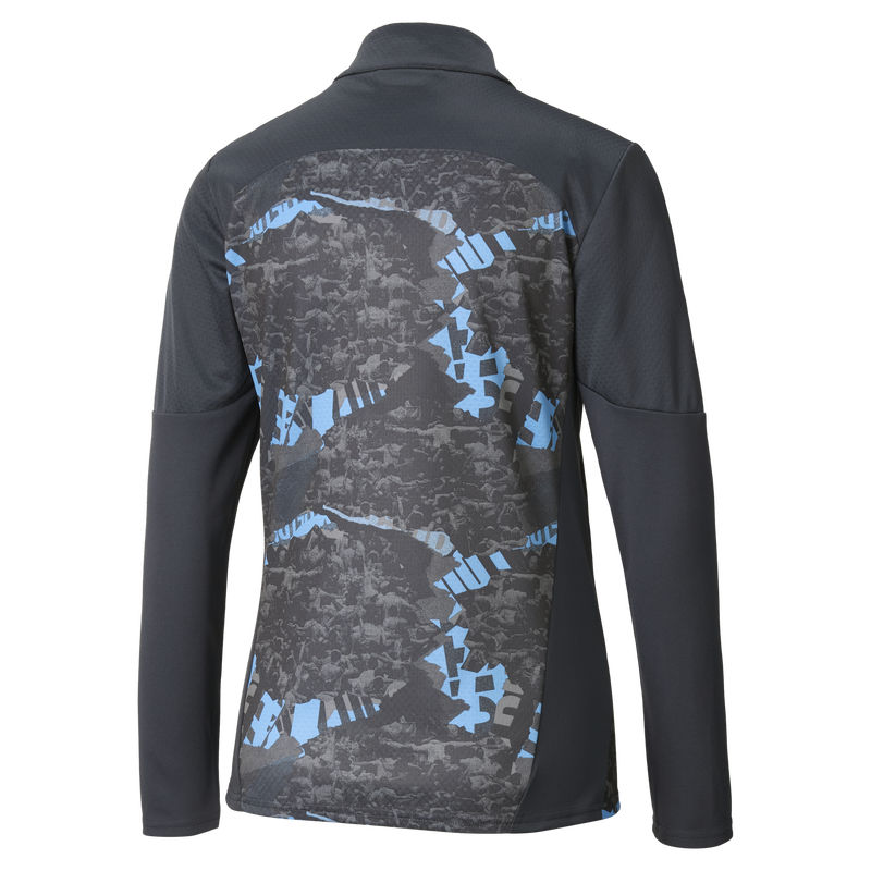 MCFC MW WMNS PREMATCH 1/4 ZIP TOP - grey / grey