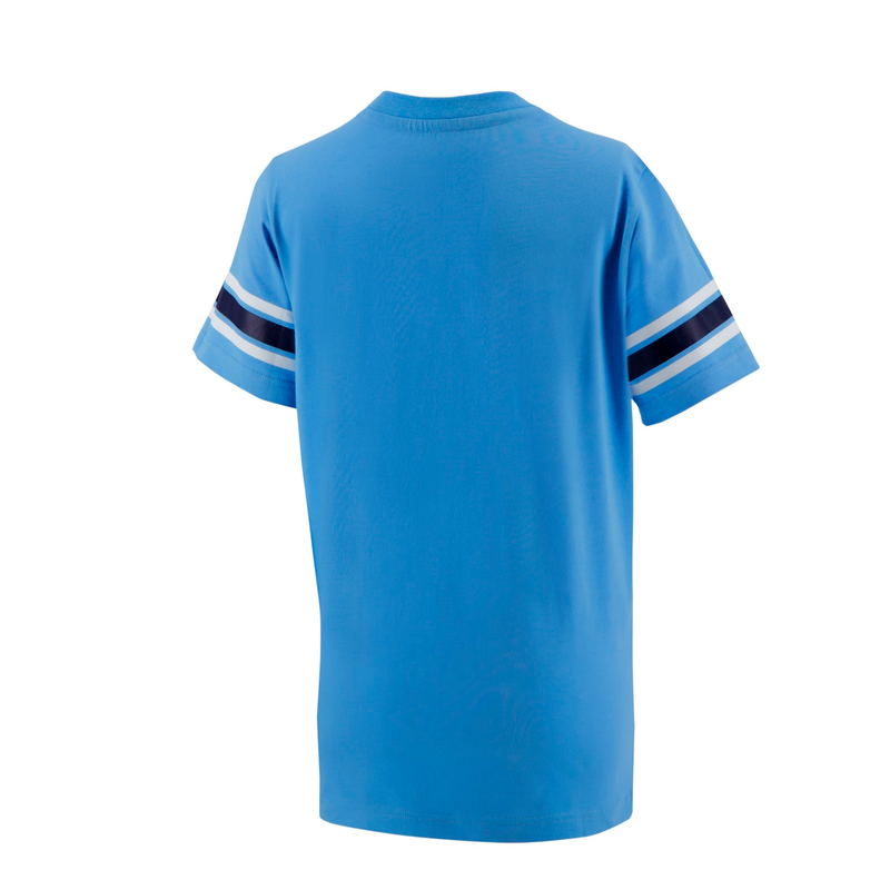 MCFC FW KIDS 9320 VARSITY TEE - light blue