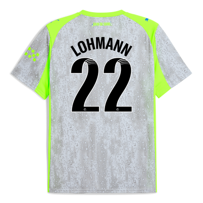 Manchester City Third Jersey 2025/26 With LOHMANN 22 Printing