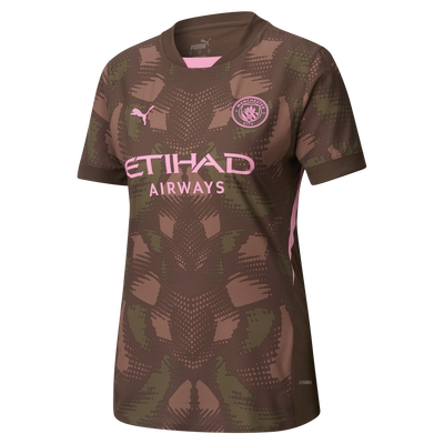 Camiseta de portero del Manchester City para mujeres 2024/25.
