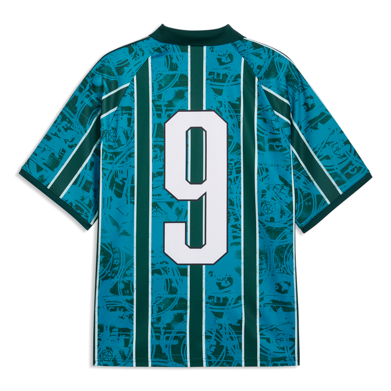 MCFC LW MENS KING RETRO JERSEY - Tropical Blue-Deep Navy