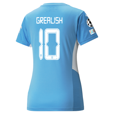 Womens Manchester City Home Shirt 21/22 with Jack Grealish printing