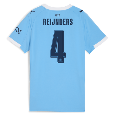 Women's Manchester City Home Jersey 2025/26 With REIJNDERS 4 Printing