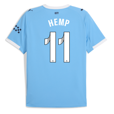 マンチェスター・シティ 2025/26 ズ ホームユニフォーム（ HEMP 11プリント付き）