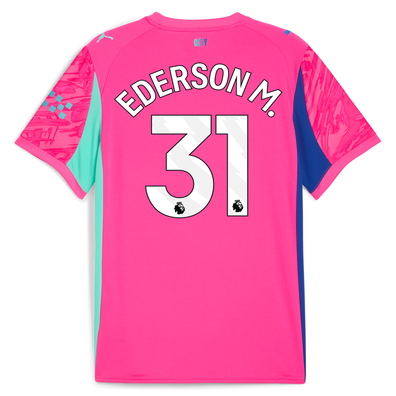 KIDS GK JERSEY SS-EDERSON M-31-EPL-PL - pink