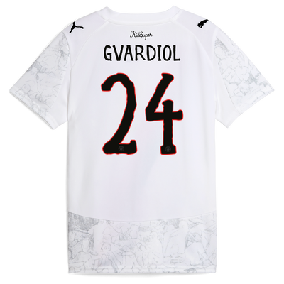 Manchester City KidSuper Kindertrikot 2025/26 mit GVARDIOL 24 Bedruckung