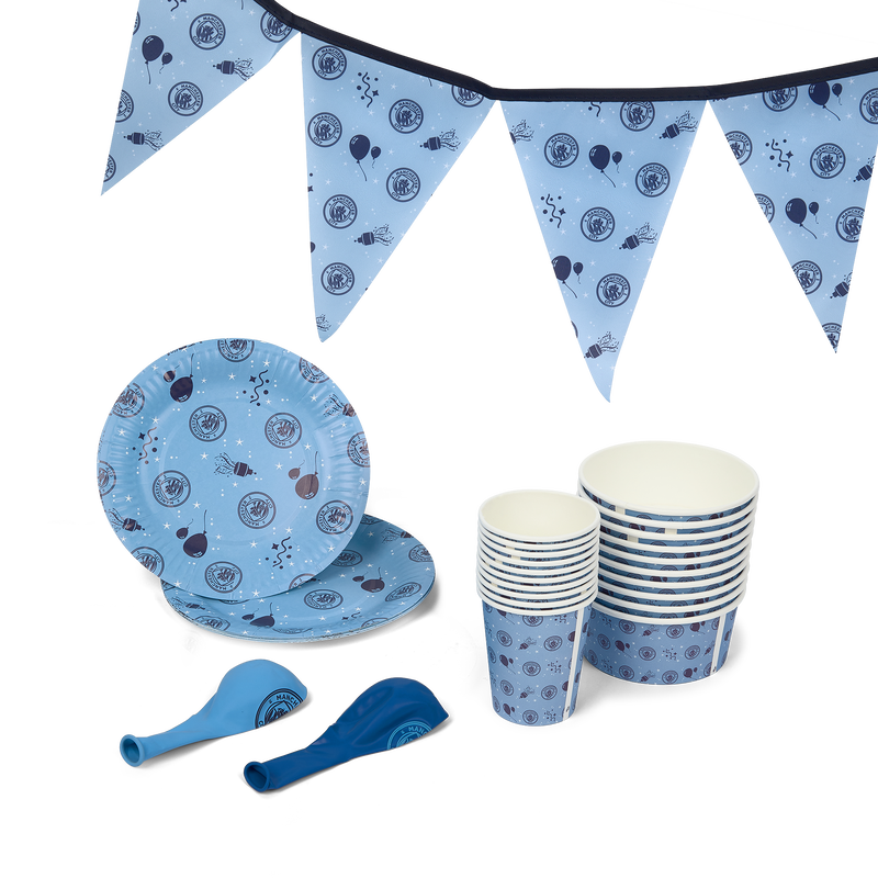 Man City Party Pack blue - Check out all Manchester City gifts online - Official Manchester City FC store